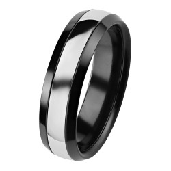 BLACK DUETTO /WHITEGOLD RING