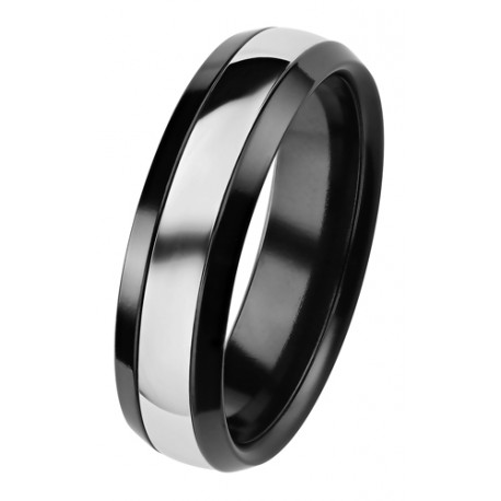 BLACK DUETTO /WHITEGOLD RING