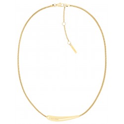 CALVIN KLEIN ELONGATED DROPS NECKLACE