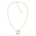 CALVIN KLEIN TWISTED RING NECKLACE ( Gold )