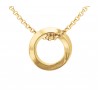 CALVIN KLEIN TWISTED RING NECKLACE ( Gold )