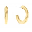 CALVIN KLEIN TWISTED RING EARRINGS ( Gold )