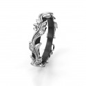 Festive 14k Valkokulta Timanttisormus Feeniks 0,08 ct