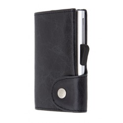 C-Secure  lompakko / luottokorttikotelo, Vintage Blackwood nahka