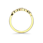 Festive 14k Keltakulta Lilja timanttisormus 0,12 ct