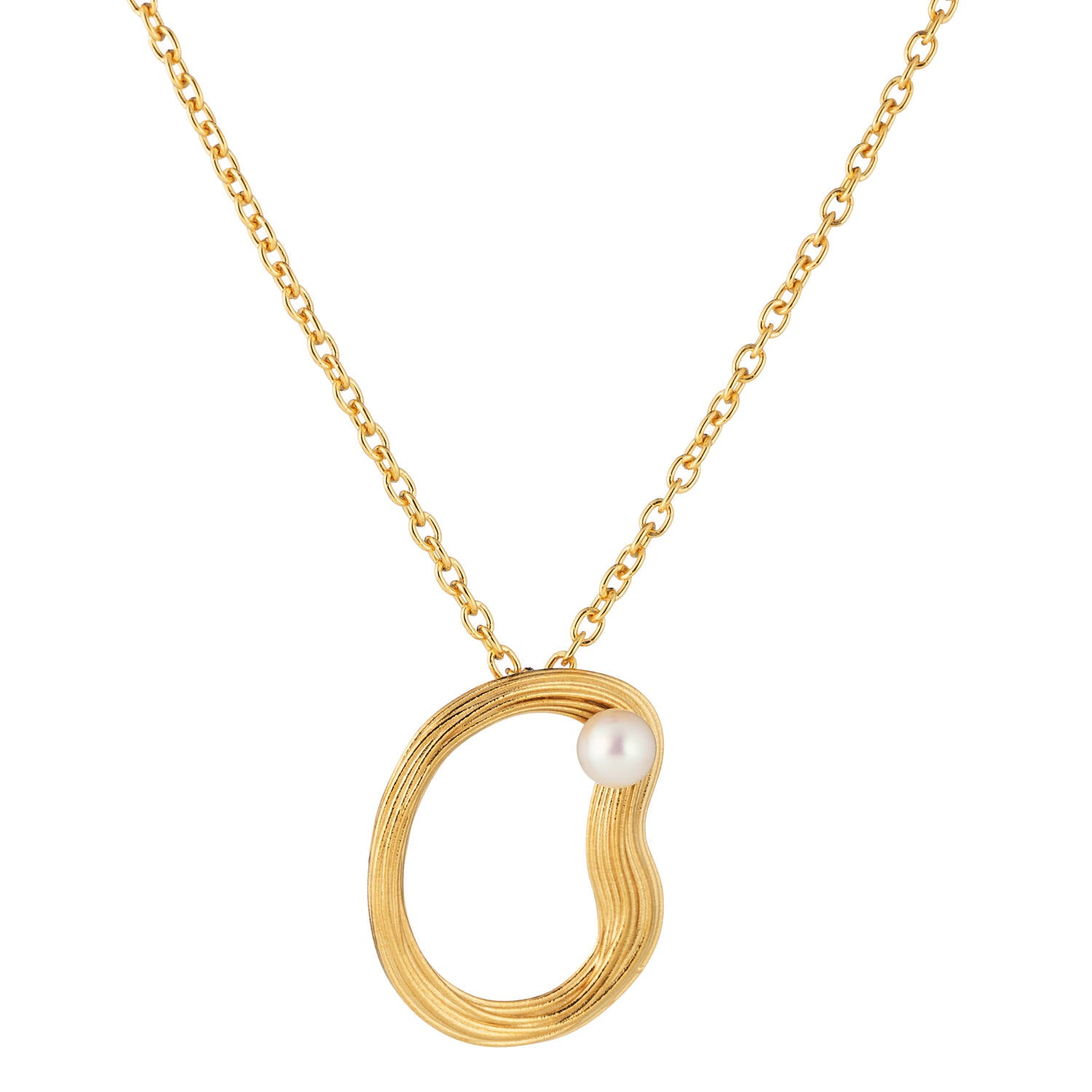 Lumoava Uoma pendant large, yellow gold-plated silver