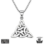 Northern Viking Jewelry® Kelttisolmu Kaulakoru – Trinity Knot