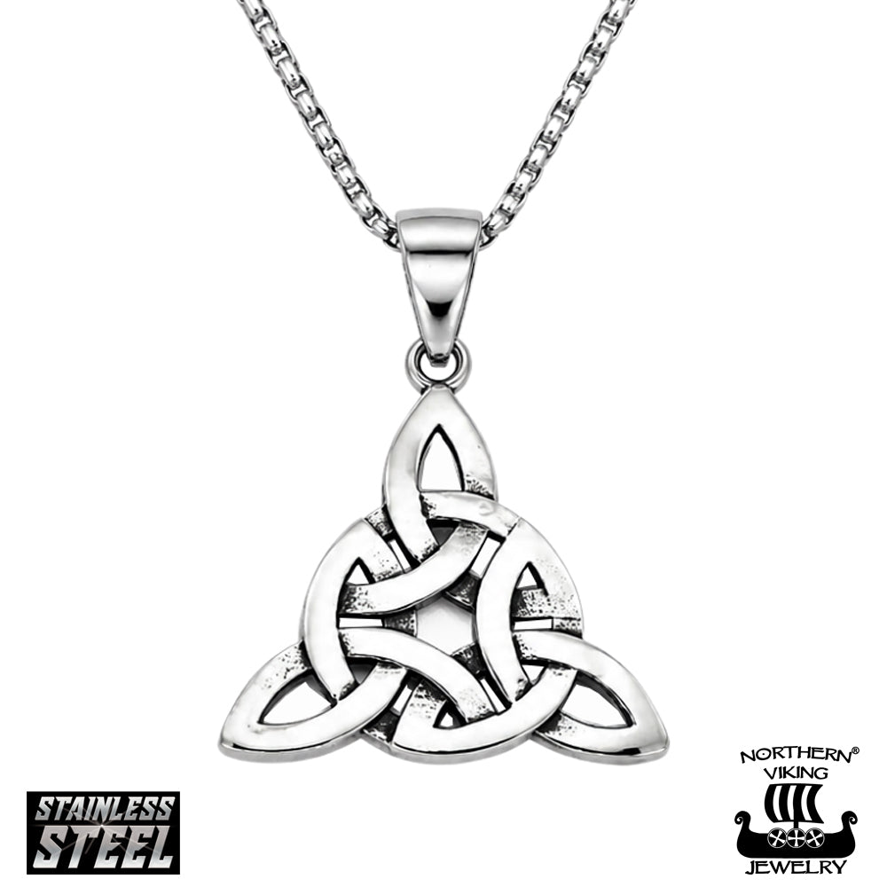 Northern Viking Jewelry® Kelttisolmu Kaulakoru – Trinity Knot